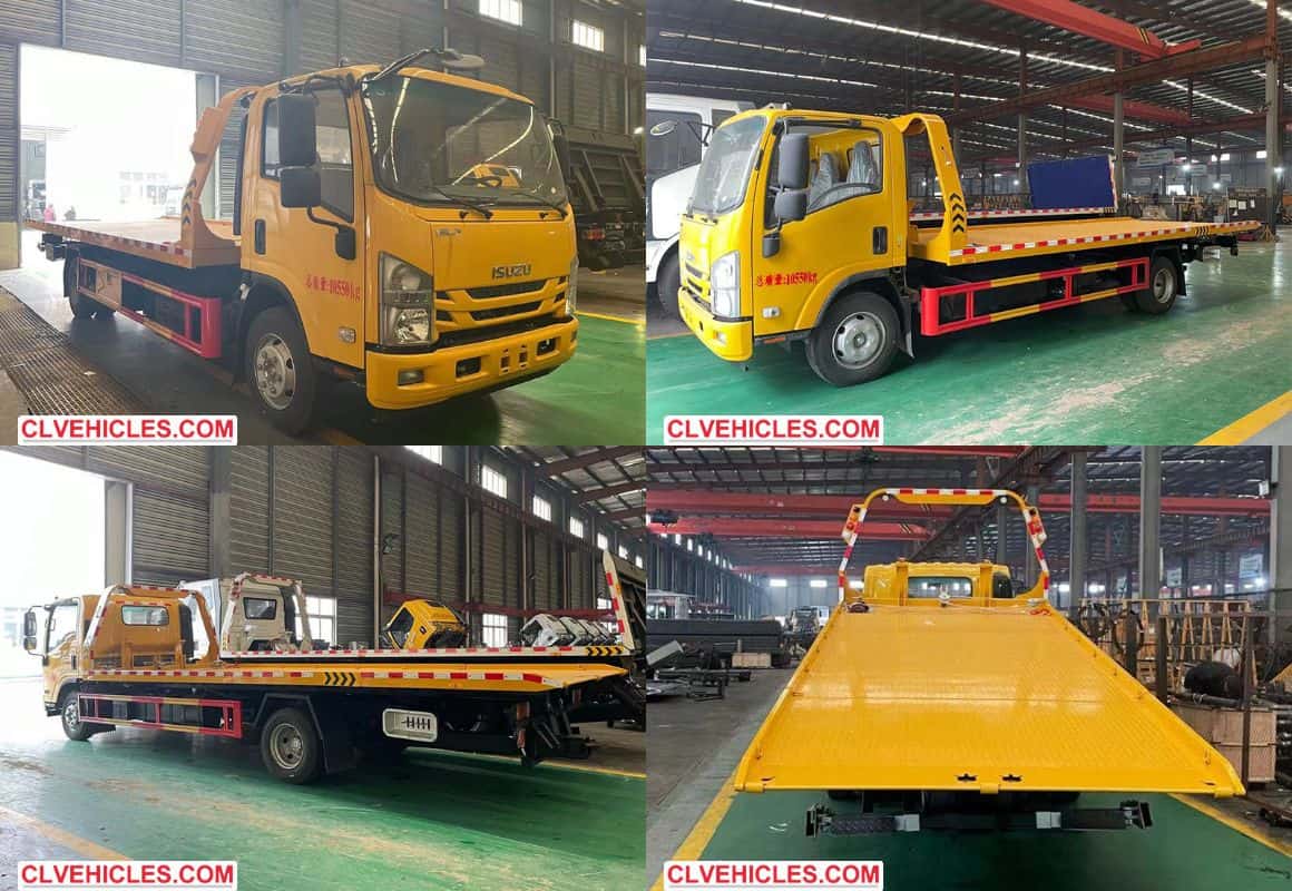 ISUZU 5ton Wrecker Flatbed Truck