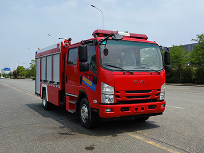 Un camión de bomberos ISUZU ELF de 190 HP llegó a Filipinas