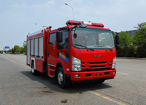 Un camión de bomberos ISUZU ELF de 190 HP llegó a Filipinas