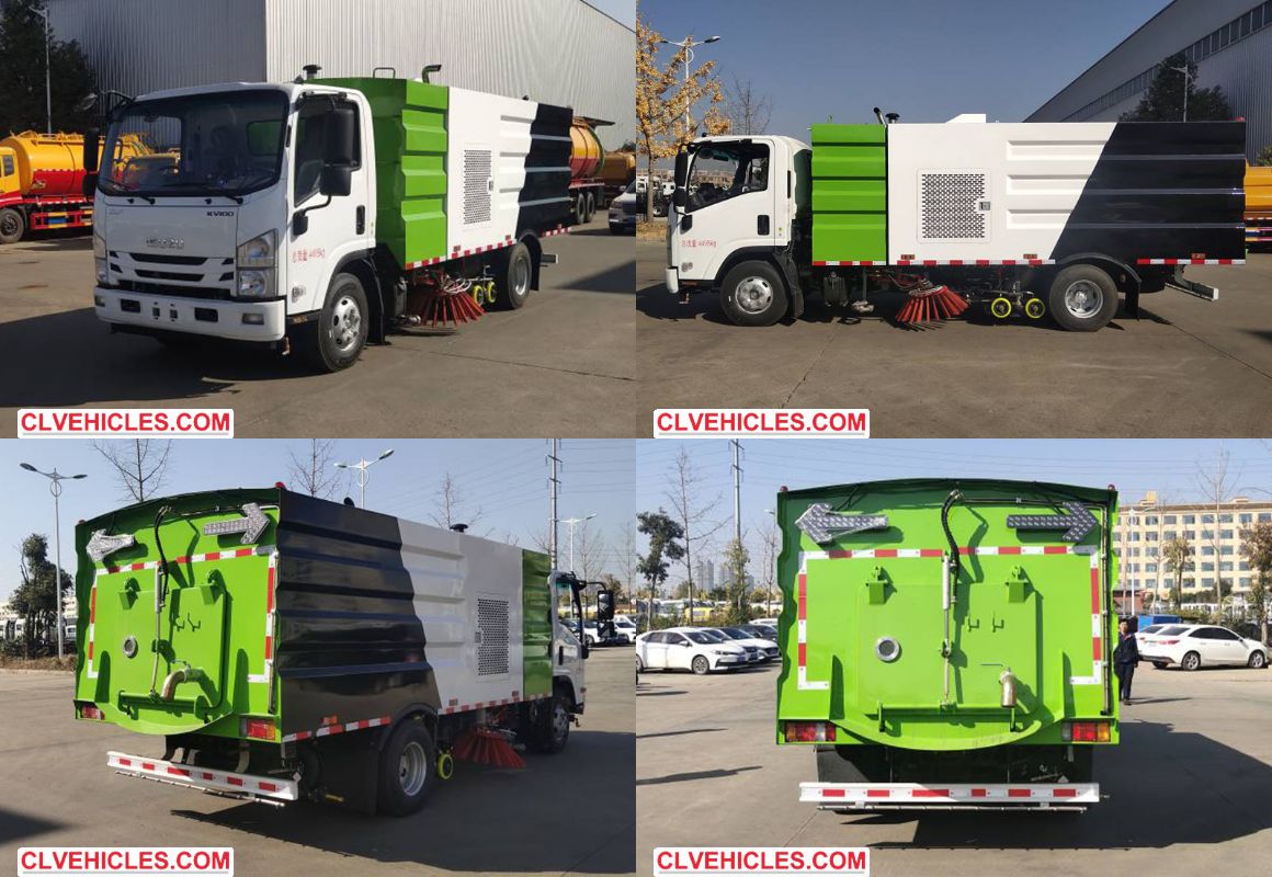 ISUZU Road Vacuum Cleaner Truck ISUZU KV100 Road Vacuum Cleaner Truck