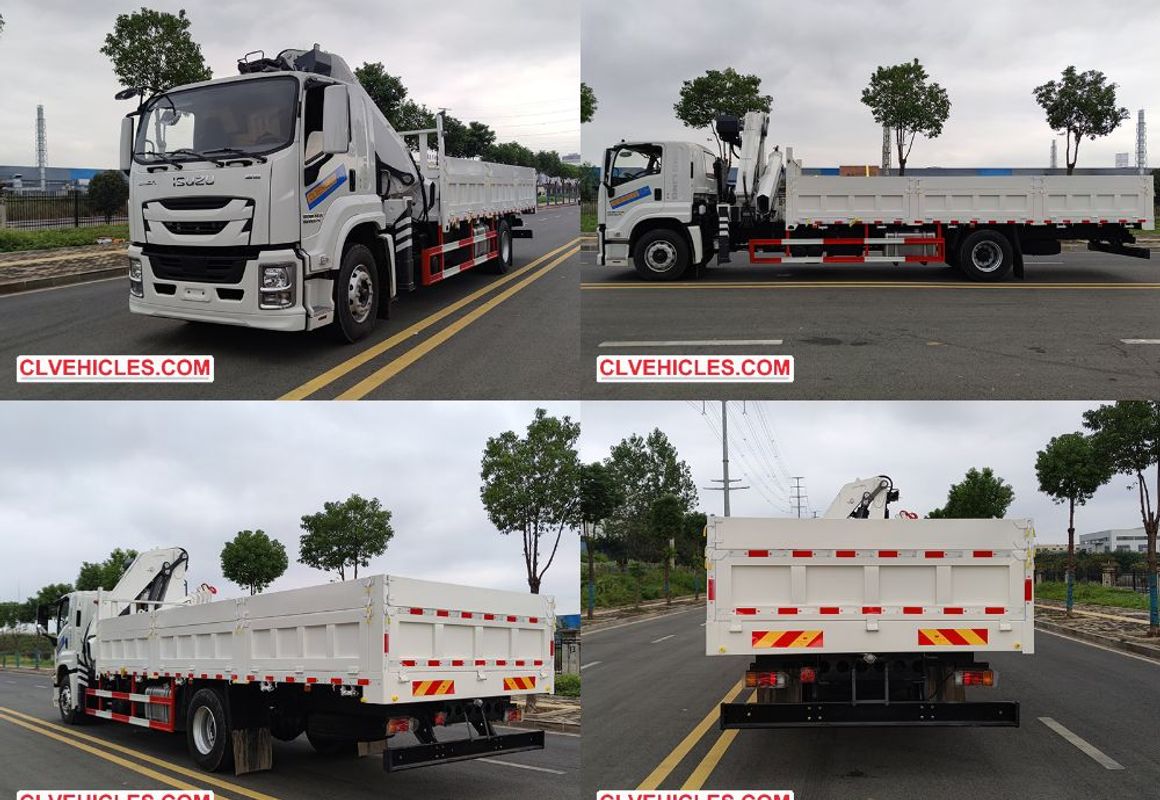 ISUZU knuckle crane truck